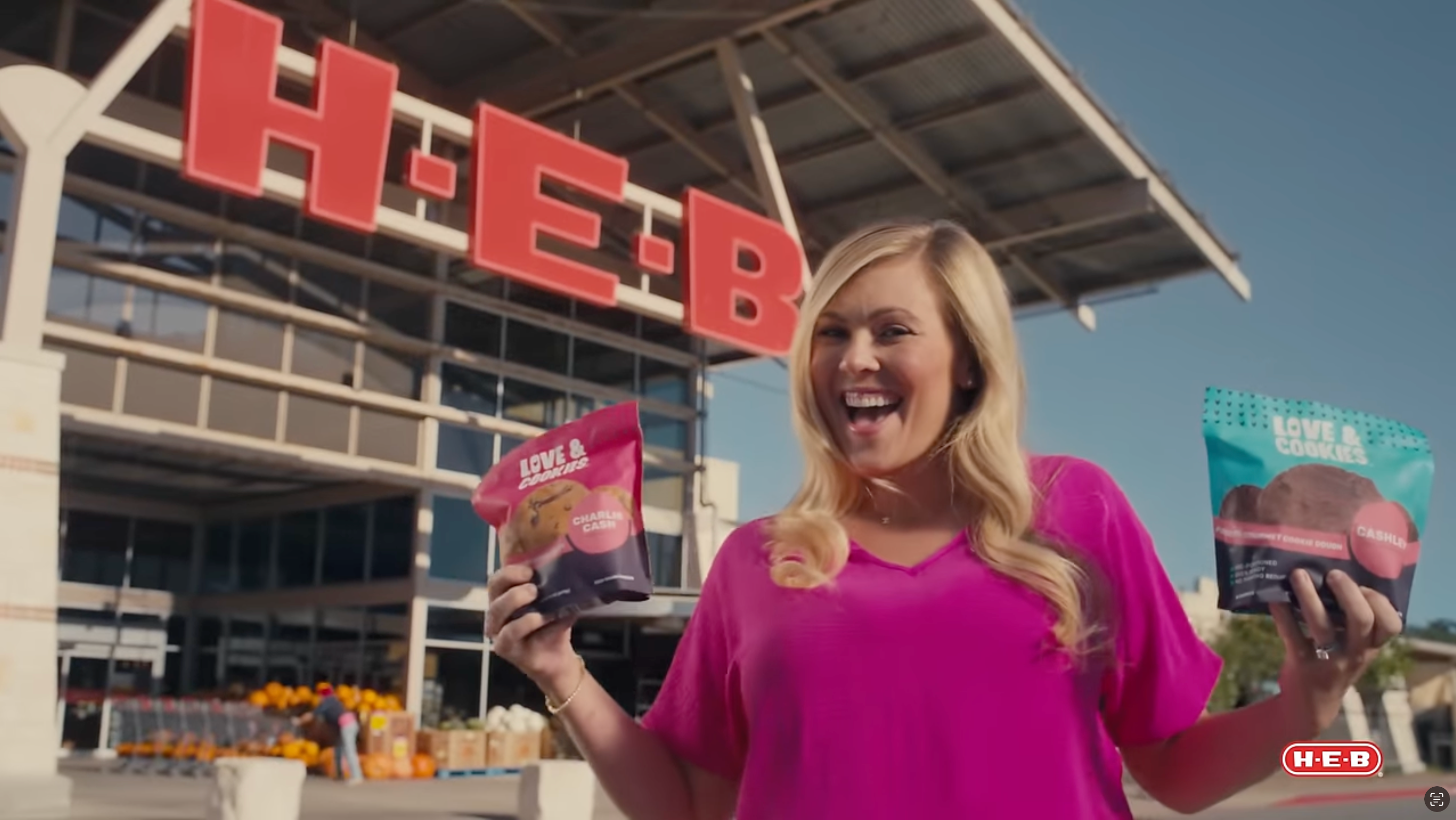 Load video: Ashley Cameron, Founder of Love&amp;Cookies, featured on H-E-B's Quest for Texsd